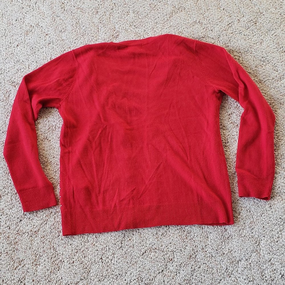 Red Cardigan - Picture 2 of 2